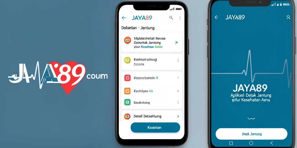 Tampilan antarmuka aplikasi Detak Jantung yang modern dan informatif.
