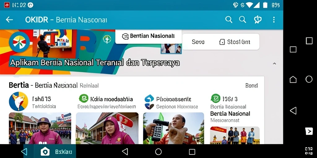 Tampilan antarmuka OKIDR yang sederhana dan menarik.