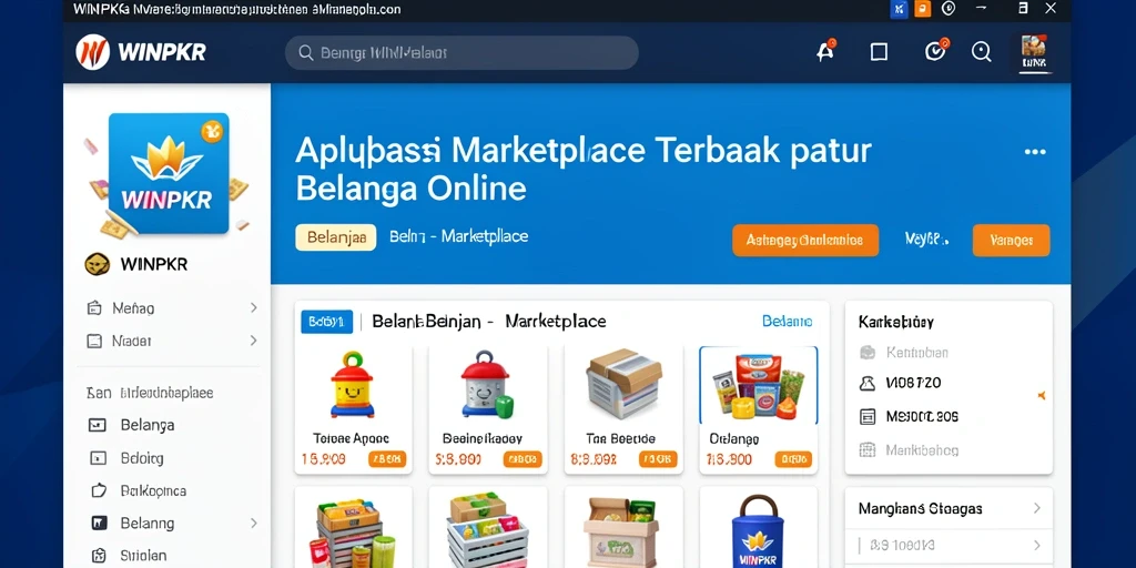Tampilan antarmuka pengguna WINPKR yang modern dan intuitif.