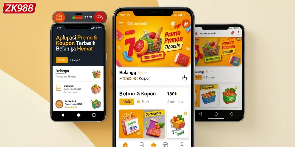 Antarmuka pengguna ZK988 yang sederhana dan efisien untuk Promo & Kupon.